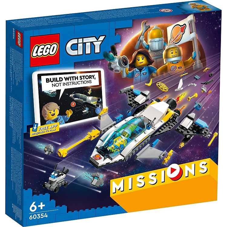 LEGO City 60354 Nhiệm Vụ Sao Hỏa Chính hãng Tiết kiệm - Hình ảnh 4