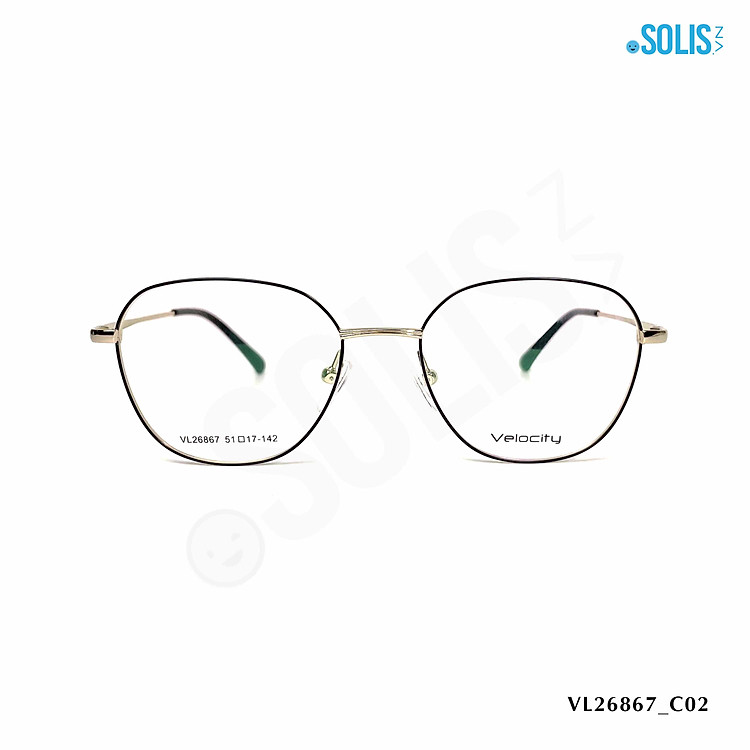Gọng kính KL hiệu Velocity VL26867 - KÍNH KIM LOẠI HIỆU VELOCITY VL26867 KÍCH THƯỚC 51-17-142