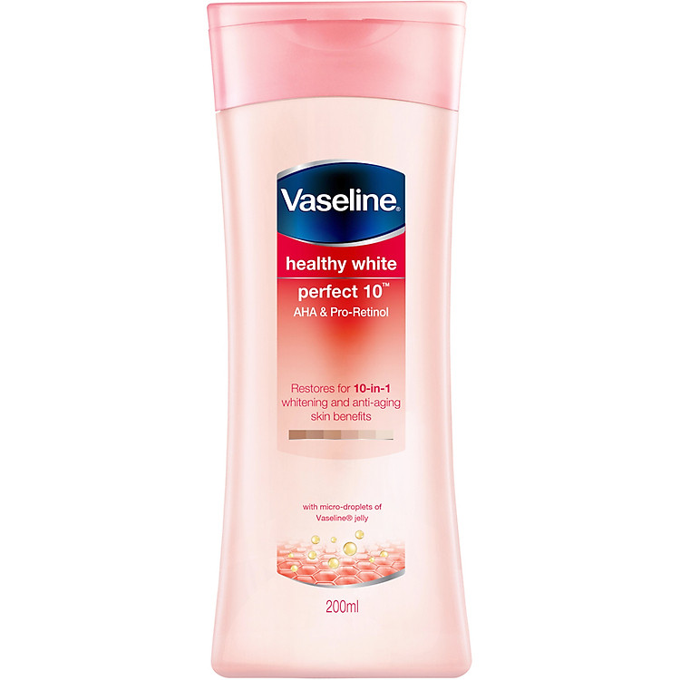 Sữa Dưỡng Thể 200Ml Vaseline Dưỡng Ẩm Sáng Da Ngăn Ngừa Lão Hóa Perfect Youth Phức Hợp Pro-Retinol Kích Thích Sản Sinh Collagen Hoạt Chất Aha Cải Thiệt Nếp Nhăn