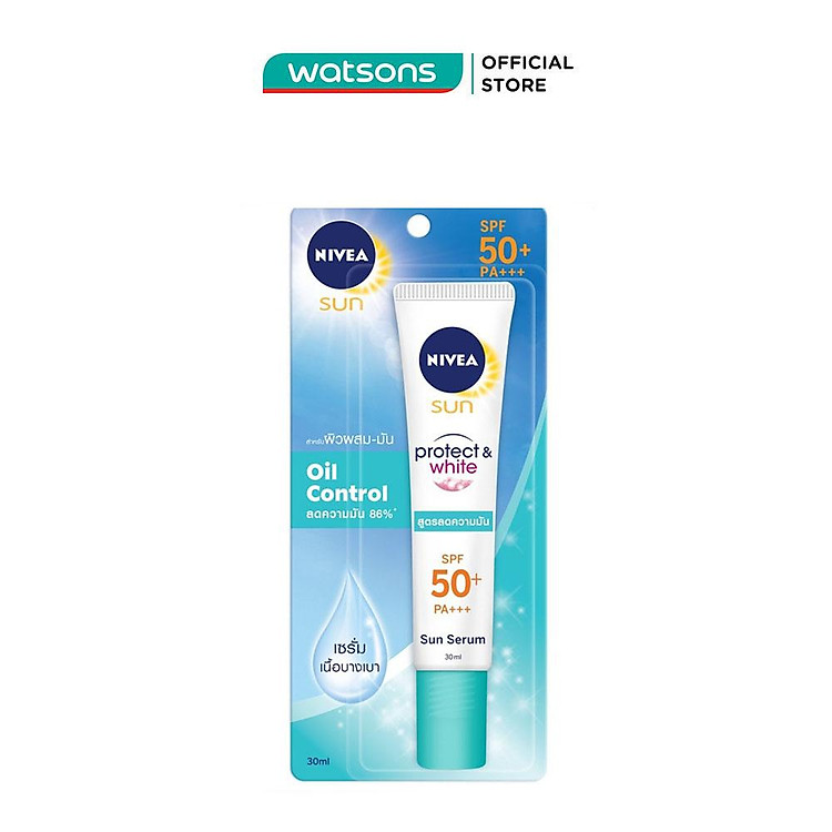 Serum Chống Nắng Sáng Da Nivea Oil Control SPF50+ PA+++ 30ml