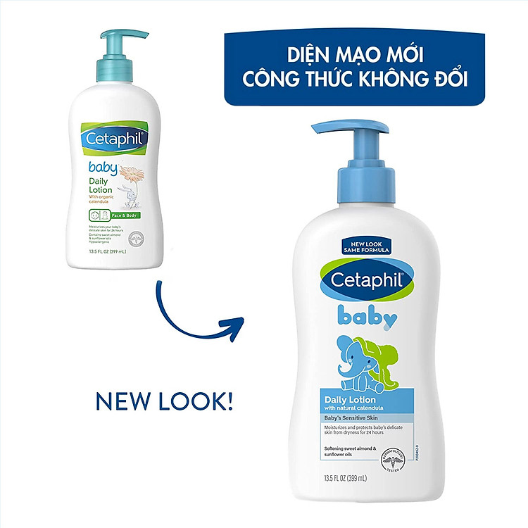 Sữa Dưỡng Thể Cetaphil Baby 400ml Chính hãng Tiết kiệm - Hình ảnh 4