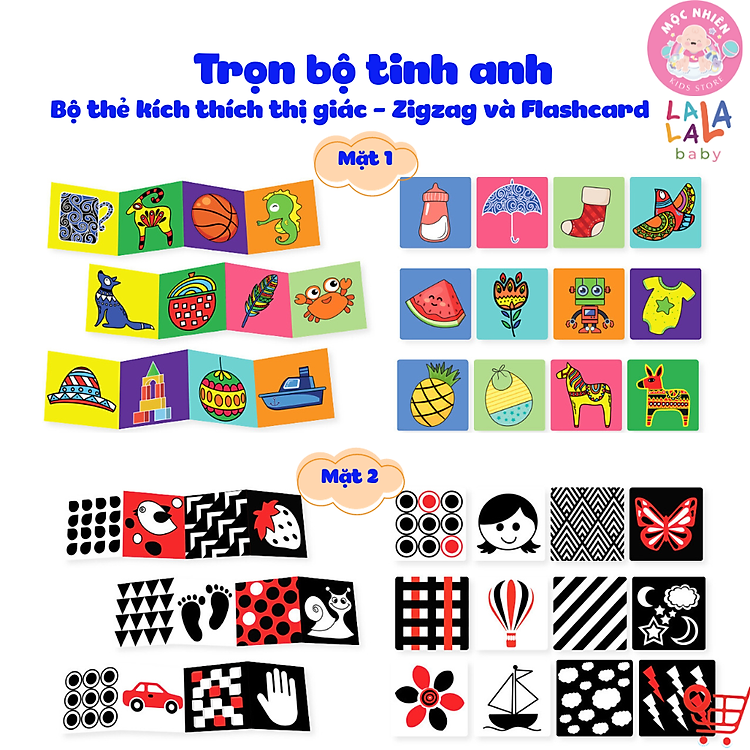 Mua tại MyKingdom: Bộ thẻ kích thích thị giác Lalala Baby - Ngập tràn khuyến mãi