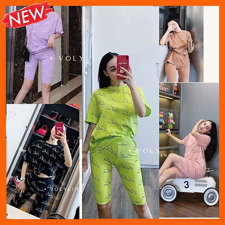 đồ bộ nữ mặc nhà lửng cotton cao cấp