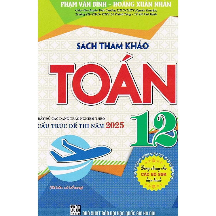 Toán 12 + Vật Lí 12 + Hóa Học 12 (Theo chương trình GDPT mới)