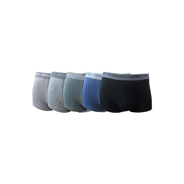Combo 5 Quần Lót Boxer Nam Freeman 6520