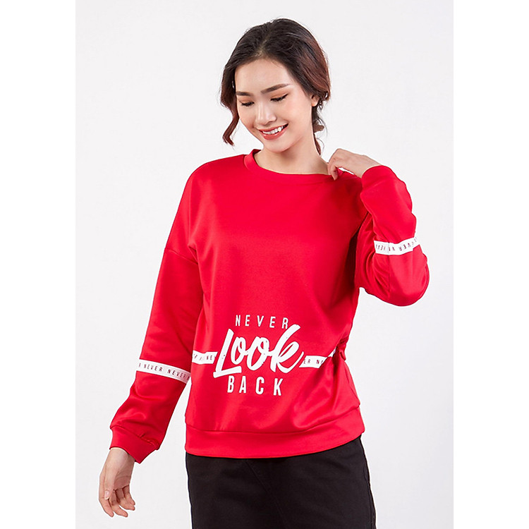 Áo Thun Nữ Tay Dài Ninomaxx - Đỏ