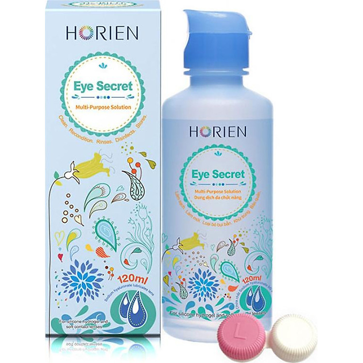 Dung Dịch Ngâm Kính Eye Secret DD120 (120ml) + Tặng Khay Ngâm Kính (Màu Ngẫu Nhiên)