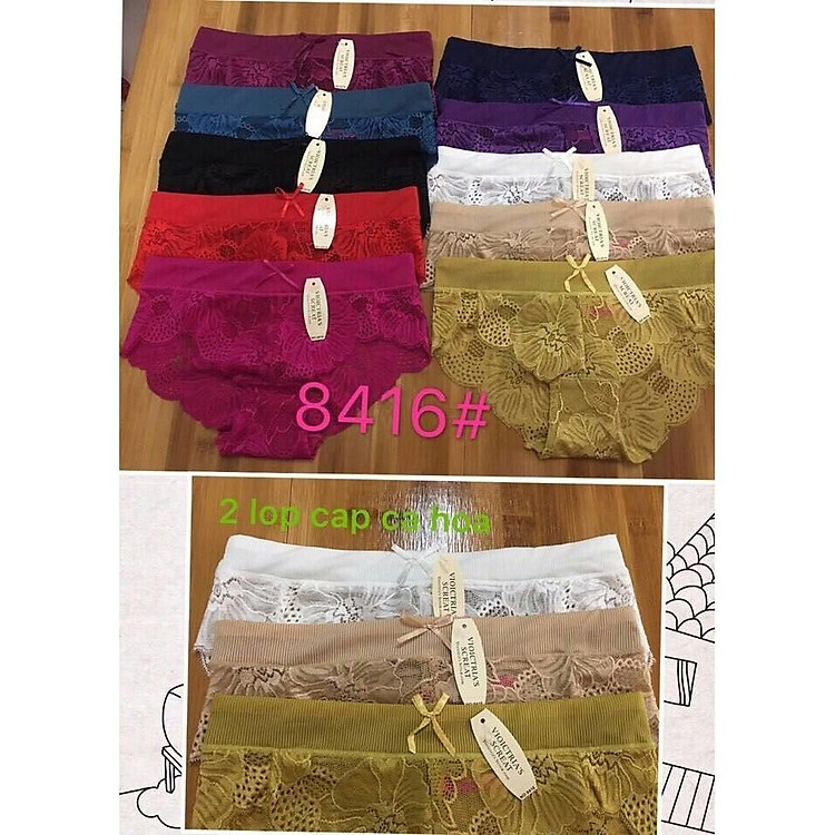 Combo 10 quần lót cao cấp phố ren 8416