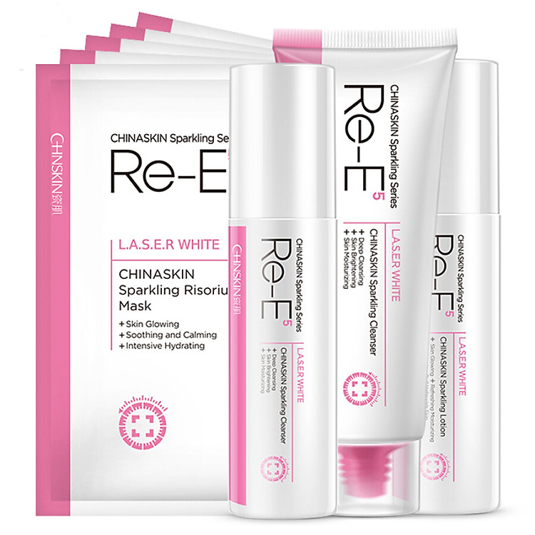 Set Dưỡng da Porcelain Muscle (CHNSKIN) 6 Sản Phẩm (Sữa Rửa Mặt + Toner+ Muscle Base+ Kem Dưỡng Da Mặt +Mặt Nạ+ CC Cream)