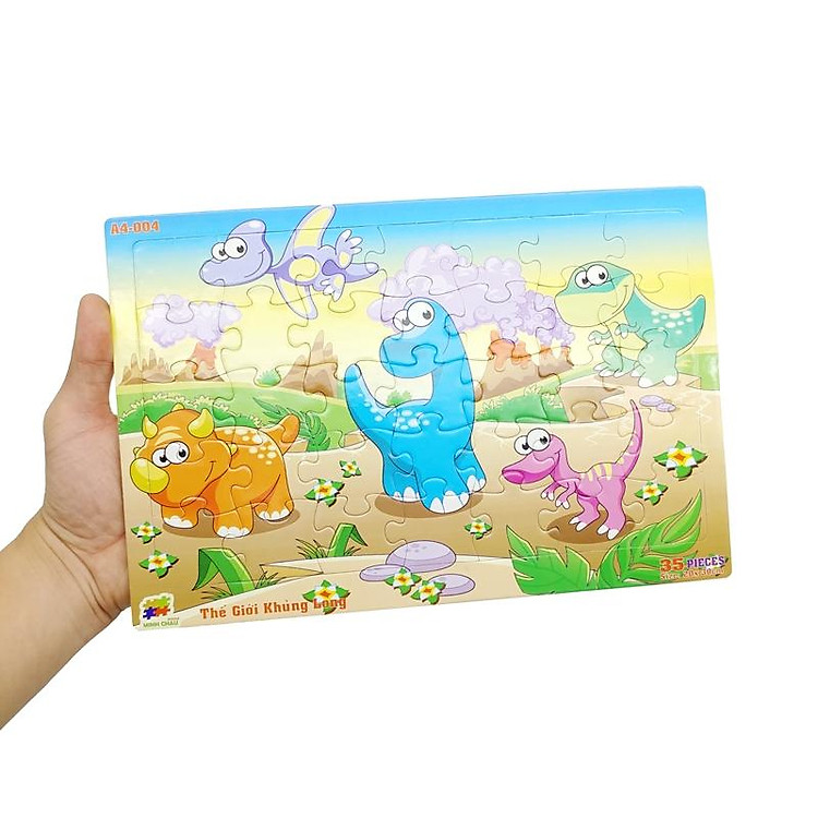 Mua Bộ Xếp Hình Khủng Long 35 Mảnh Chính hãng Giá tốt - Hình ảnh 4