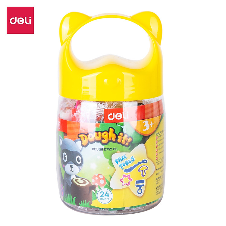 Đất Nặn Nhiều Màu Deli (12 màu)