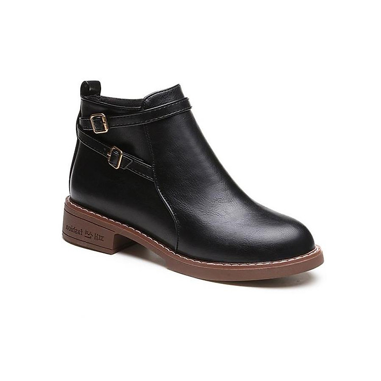 Giày Boot nữ thời trang 090BD (Đen)