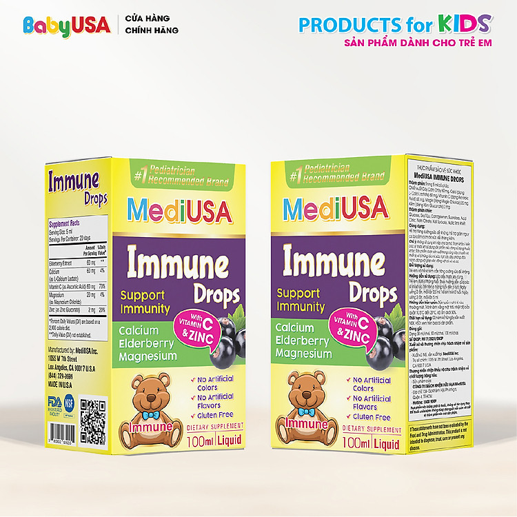 MediUSA Immune Drops - Tăng cường sức đề kháng Giá rẻ - Hình ảnh 4