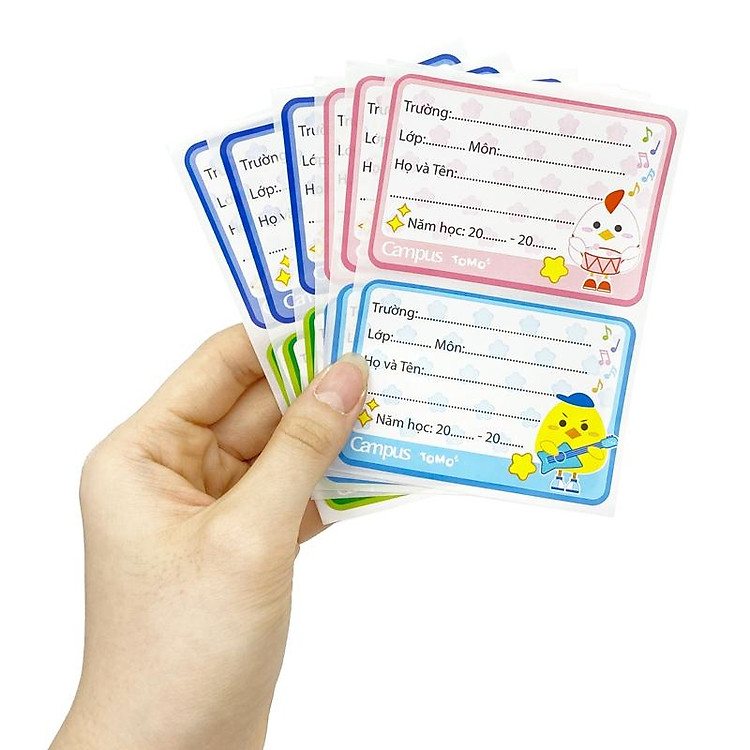 Nhãn Vở Tomo NT-TOM12 (12 nhãn) - Ảnh 4
