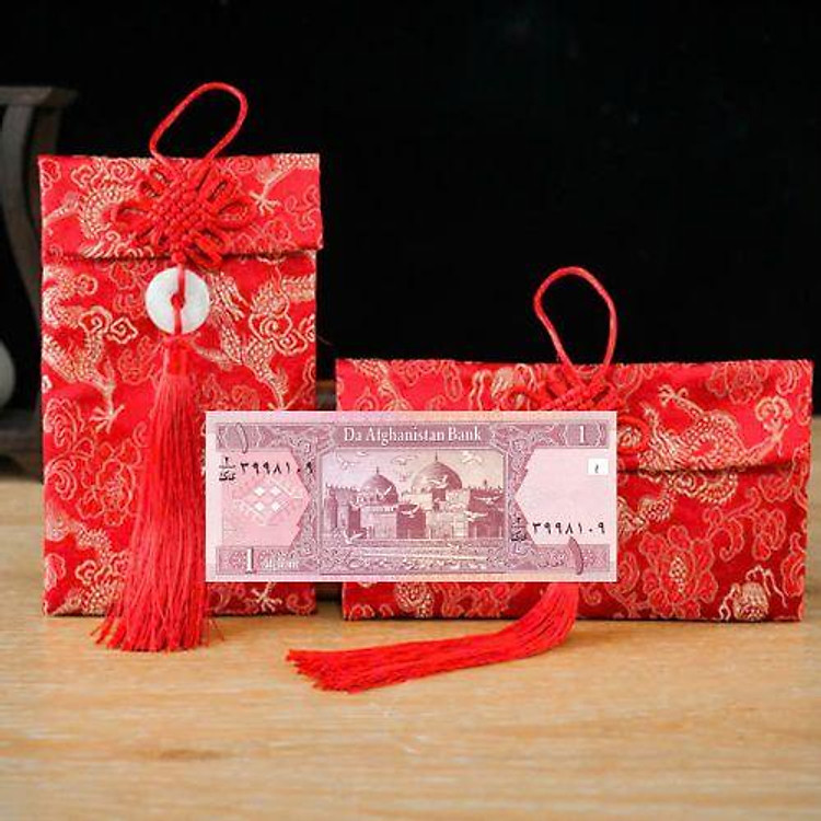 Túi gấm màu đỏ loại 1 Afghanistan