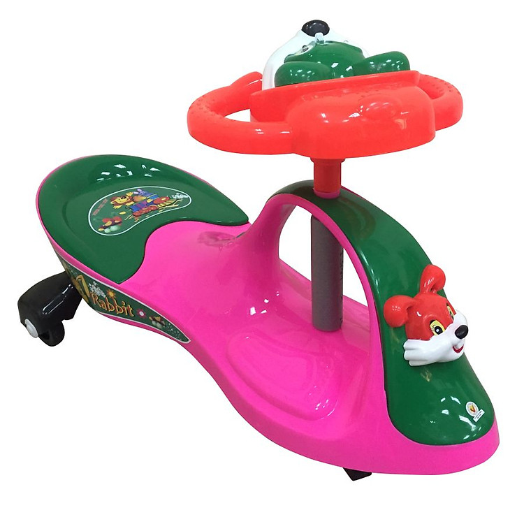 Xe lúc lắc Nhựa Chợ Lớn Con Thỏ (Không nhạc) - M1142A-X3B - Giao màu ngẫu nhiên