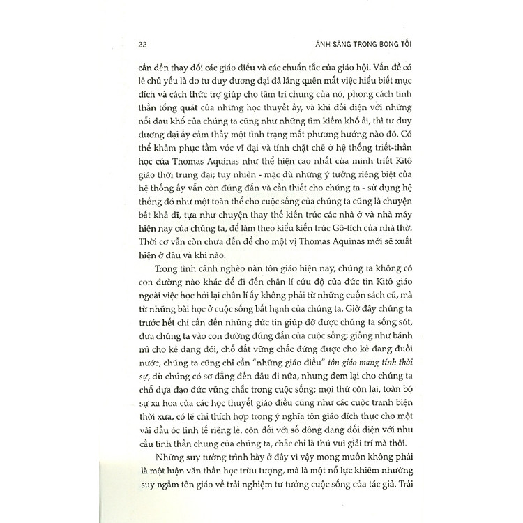Ánh Sáng Trong Bóng Tối - Trải Nghiệm Đạo Đức Học Kitô Giáo Và Triết Học Xã Hội - Ảnh 6