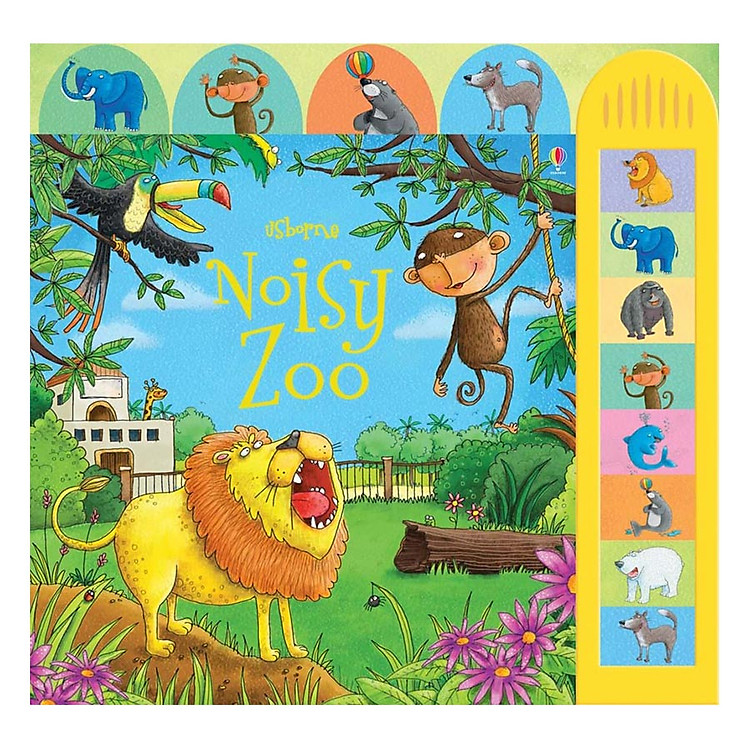 Sách Usborne Noisy Zoo