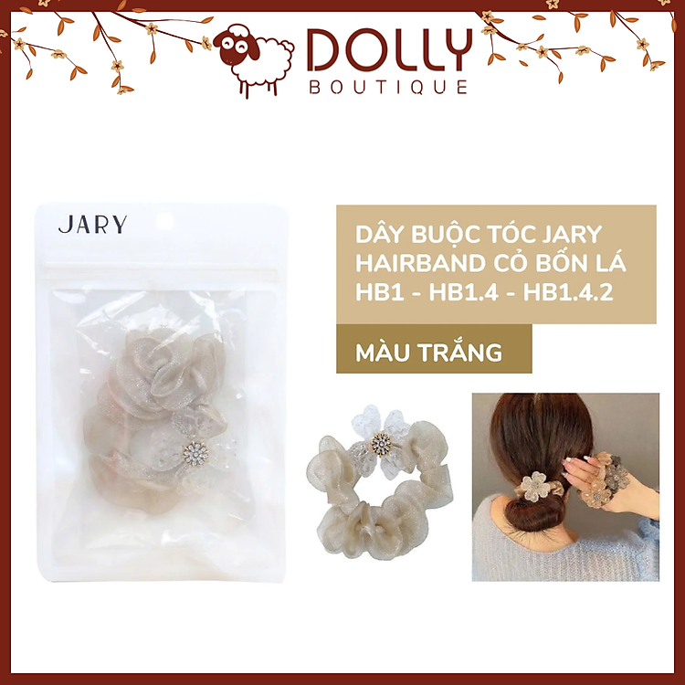 Dây cột tóc Jary – thun buộc tóc nữ đẹp, co giãn tốt, không làm gãy tóc
