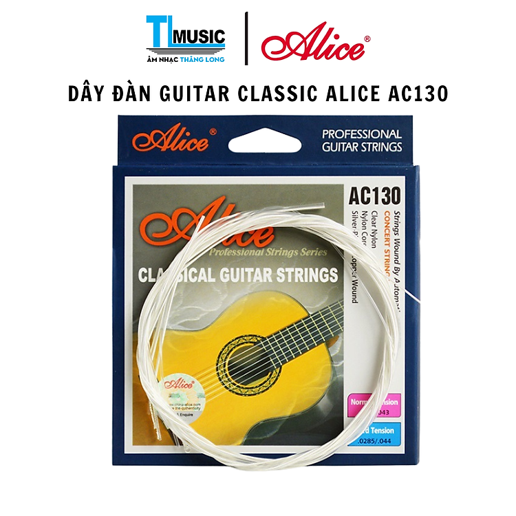 Bộ 6 Dây Đàn Guitar Classic Alice AC130