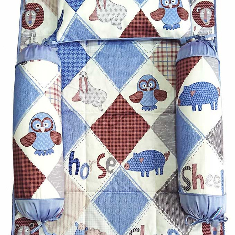 Mua tại Lazada: Bộ ga gối Sleep Baby Grey Zoo Chính hãng, giá tốt