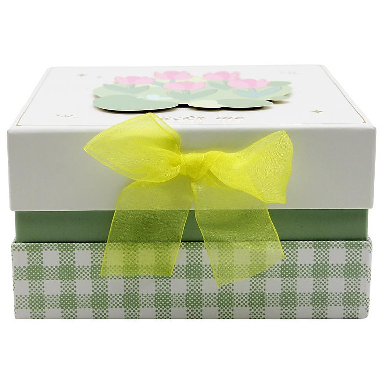 Hộp Quà Vuông Nắp Rời Size Vừa 18 x 18 cm - Ảnh 5