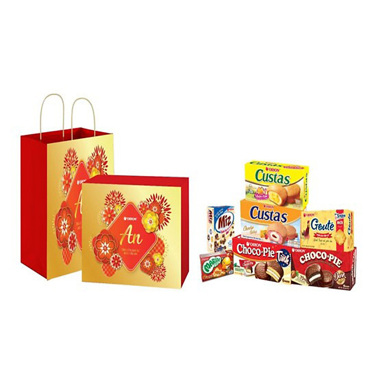 Hộp quà Tết AN Orion - Phiên bản Nhỏ (Tặng kèm Túi giấy)