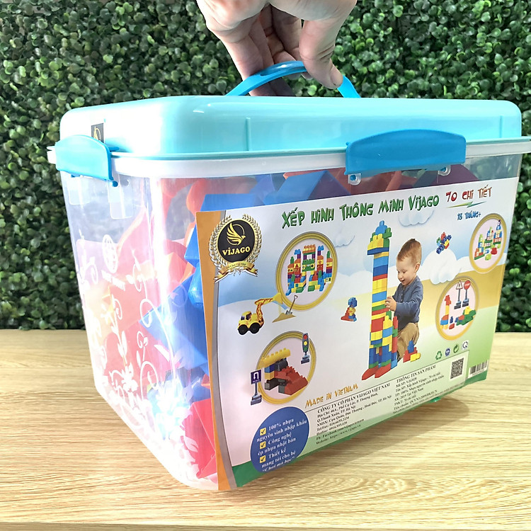 Bộ Xếp Hình Thông Minh Vijago 70 Miếng Chính hãng Ưu đãi - Hình ảnh 2