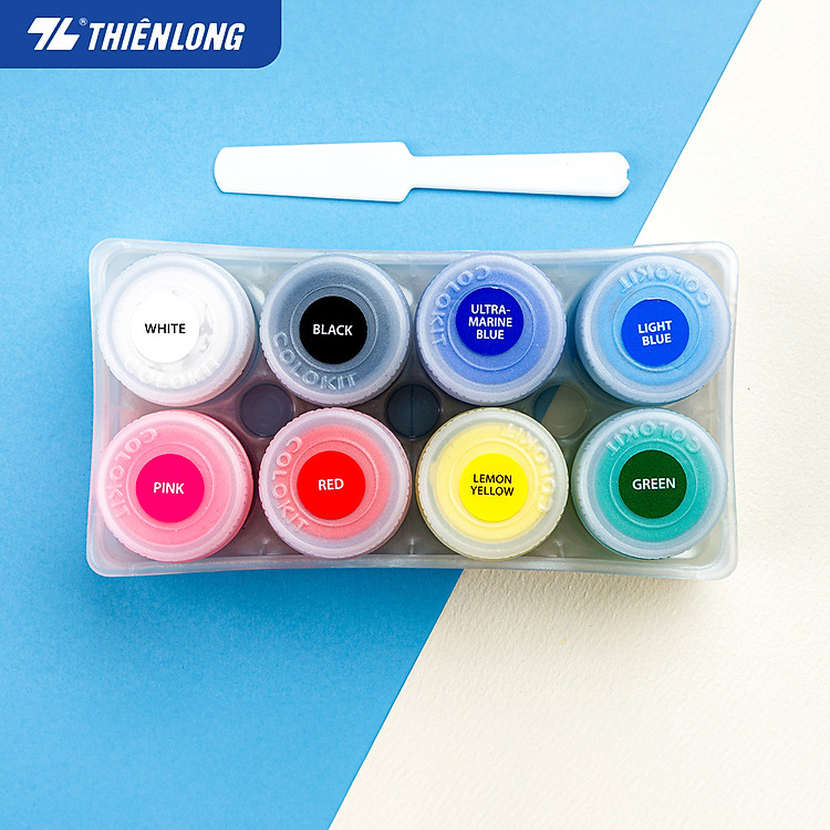 Màu nước Thiên Long Colokit 8 màu cơ bản