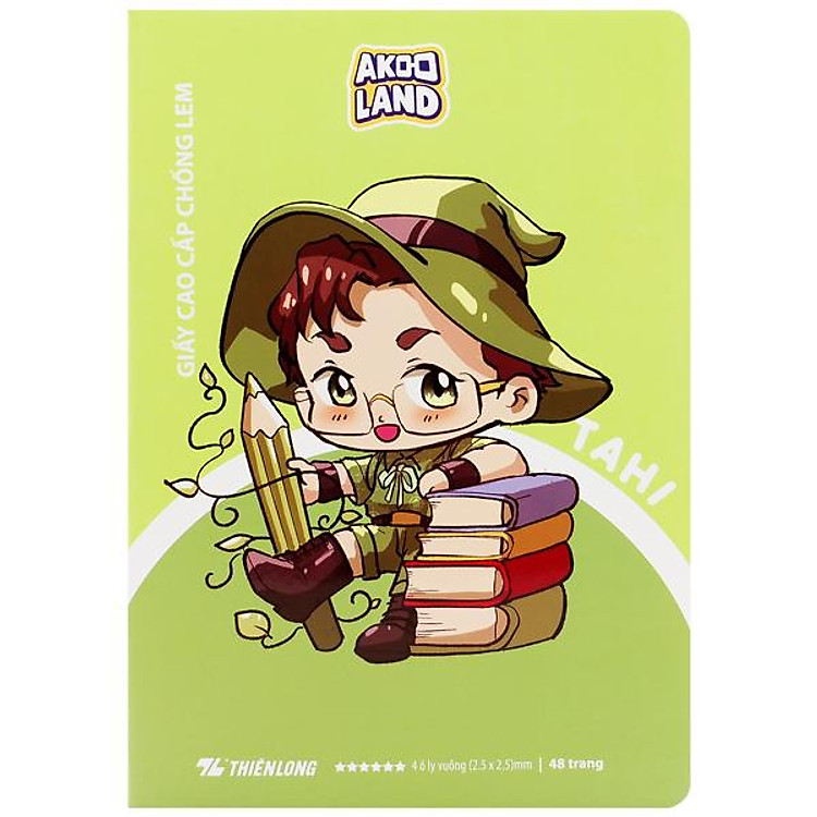 Tập Học Sinh Chống Lem 4 Ô Ly (48 trang, 120gsm) - Thiên Long NB-119/AK - Ảnh 2