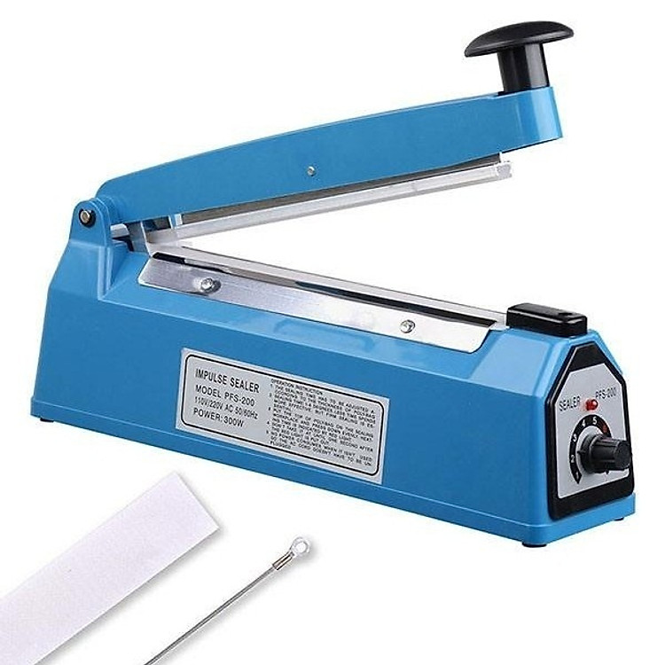 Máy hàn miệng túi 200 nhưạ xanh