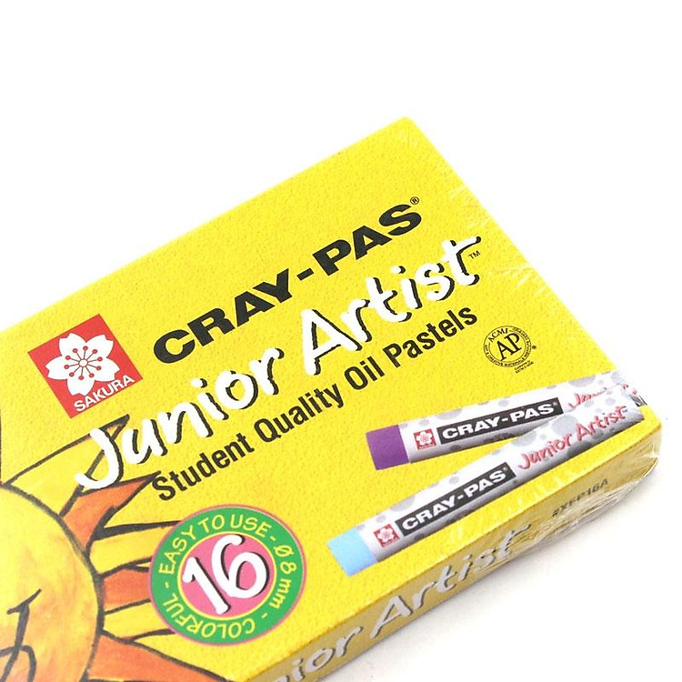Sáp Dầu Sakura Craypas Junior Artist (16 màu) - Ảnh 4