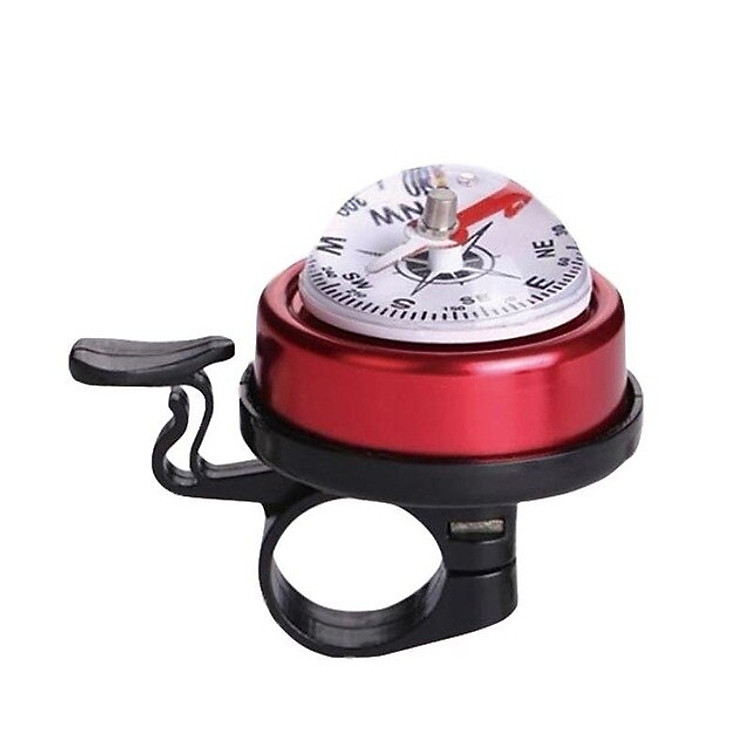 Chuông Xe Đạp Có La Bàn Cho Xe Đạp Địa Hình MTB, Xe Đạp Thể Thao Chất Lượng Cao Hợp Kim Nhôm (Loại Cơ Không Sử Dụng Pin)