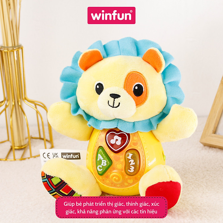 Sư tử phát nhạc Winfun 0691-01 Chính hãng Ưu đãi - Hình ảnh 3