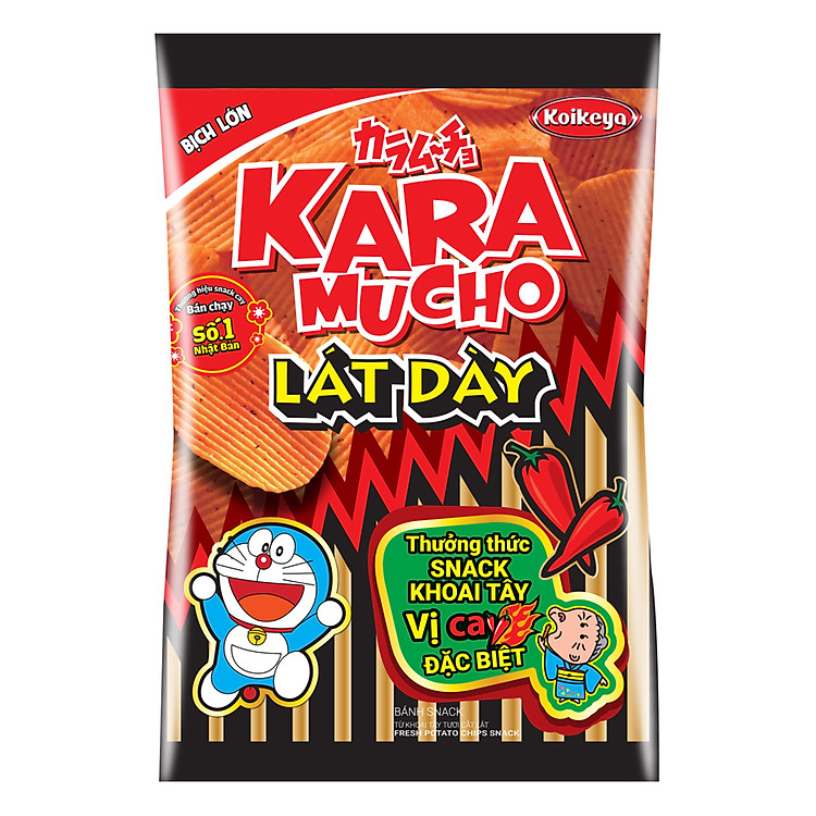 Snack Khoai Tây Karamucho Láy Dày Vị Cay (44g)