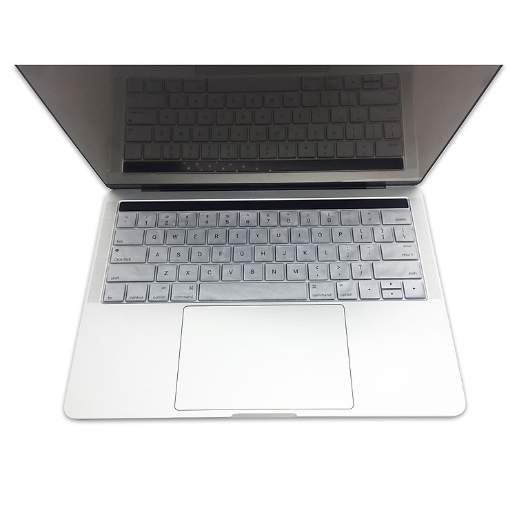 Miếng lót bàn phím in chữ Silicon skin keyboard Macbook Pro Retina 15 Inch có thể rửa - Hàng Chính Hãng