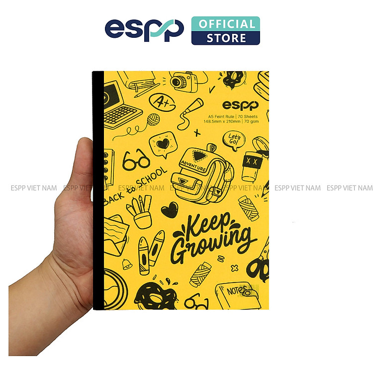 Vở Viết A5 Bìa Nhựa Có Kẻ Dòng (140 Trang) - Ảnh 4