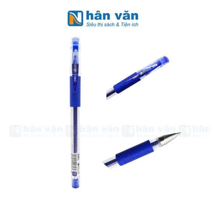 Bút Gel Deli 0.5mm (Mực xanh)