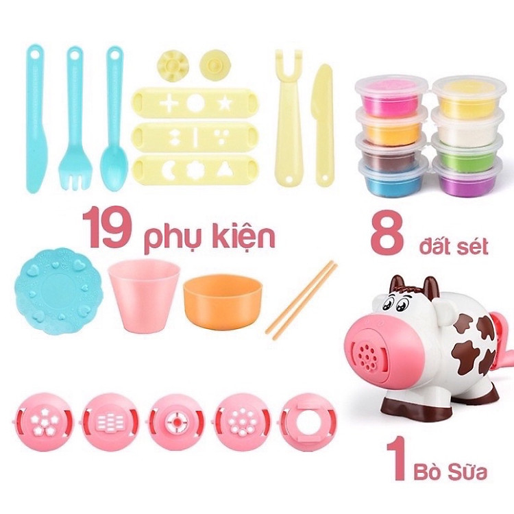 Đồ Chơi Đất Nặn Bò Sữa An Toàn Chính hãng Giá rẻ - Hình ảnh 5