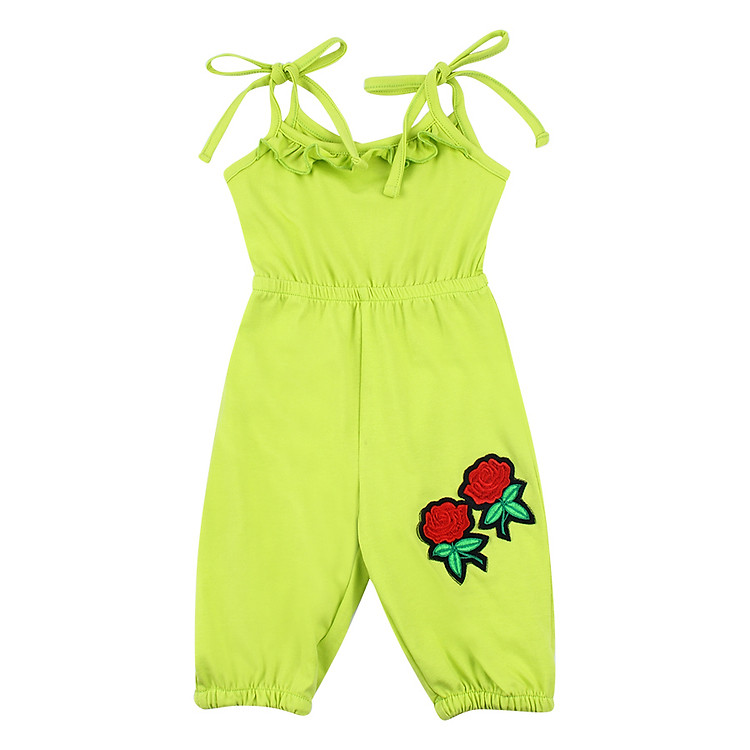 Bộ Jumsuit Bé Gái BONCHOP BBG-8092517BO - Xanh Lá