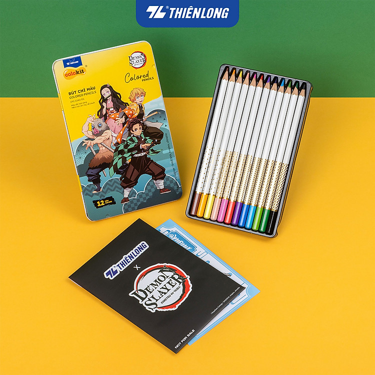 Bút Chì Colored Pencils Thiên Long Colokit (12 màu)