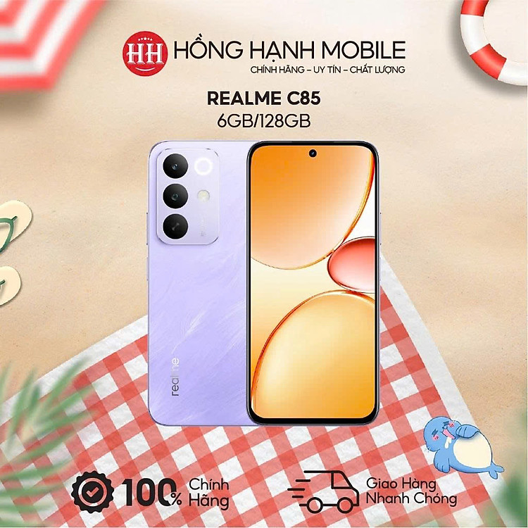 Điện Thoại Realme C85 6GB/128GB - Hàng Chính Hãng