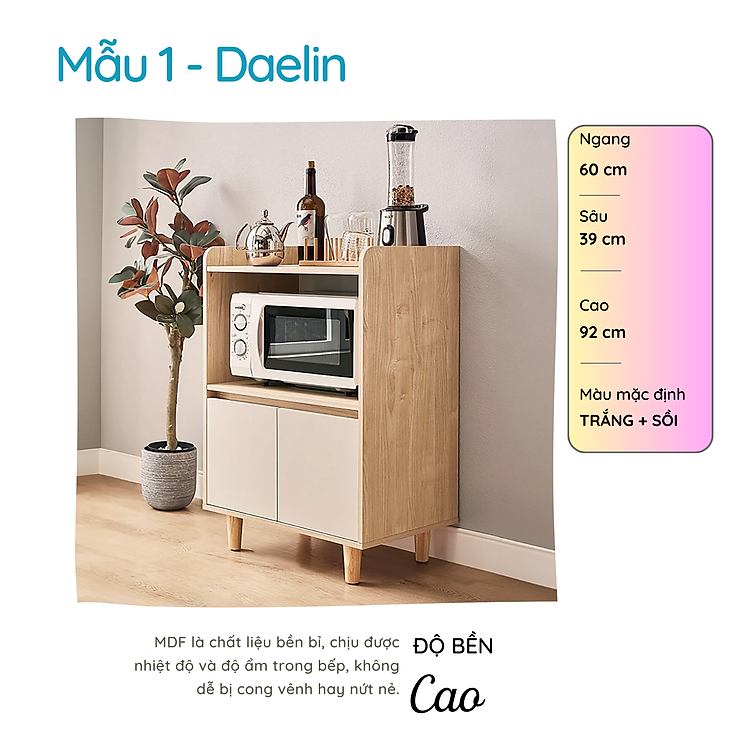 Tủ bếp thương hiệu SMLIFE (nhiều mẫu, có thể đổi size và màu sắc)