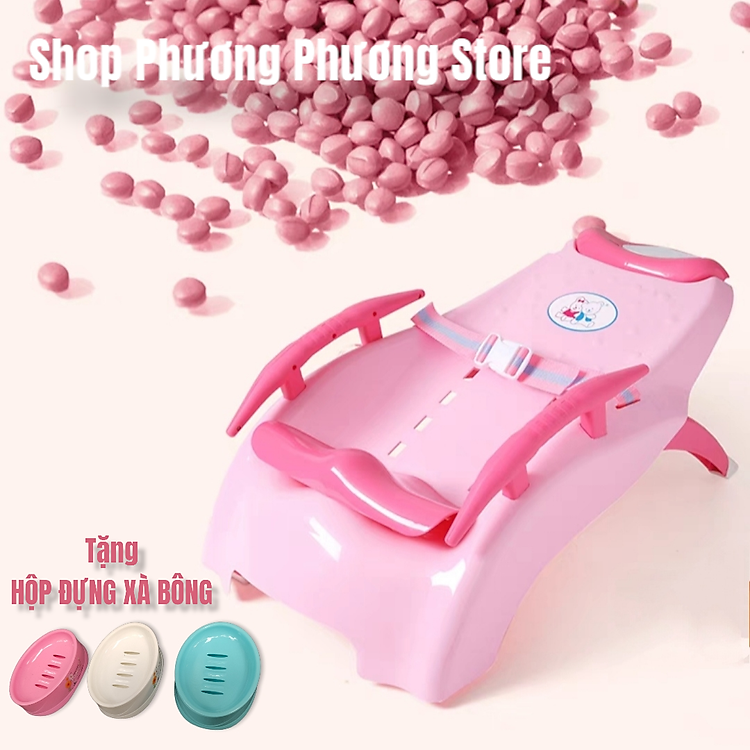 Ghế nằm gội đầu cho bé - Hồng Chính hãng Giá rẻ - Hình ảnh 4