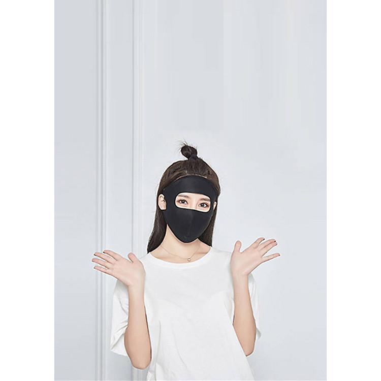 Khẩu trang NINJA Chống Bụi, Tia UV FULLFACE (Màu Đen)