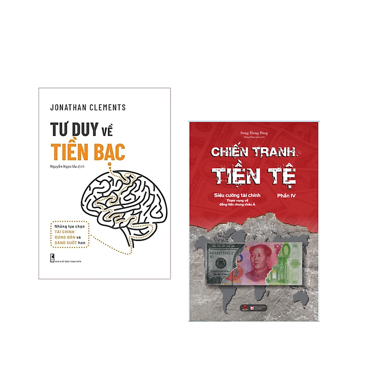 Combo Sách Kinh Tế: Tư Duy Về Tiền Bạc+Chiến Tranh Tiền tệ Tập 4 _Siêu Cường Tài Chính: Tham Vọng Về Đồng Tiền Chung Châu Á