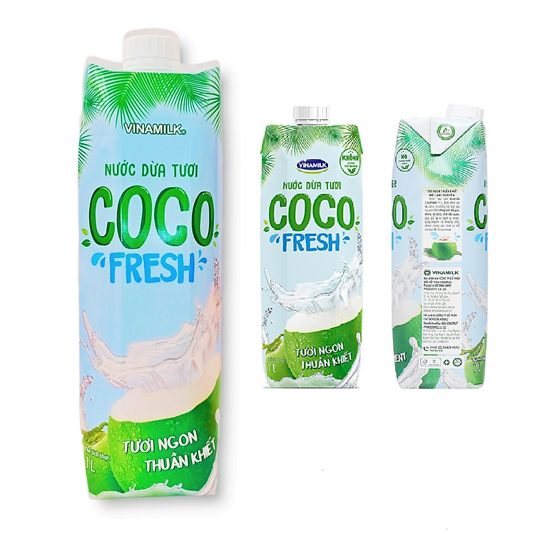 Nước Dừa Tươi Vinamilk Coco Fresh Hộp 1 Lít