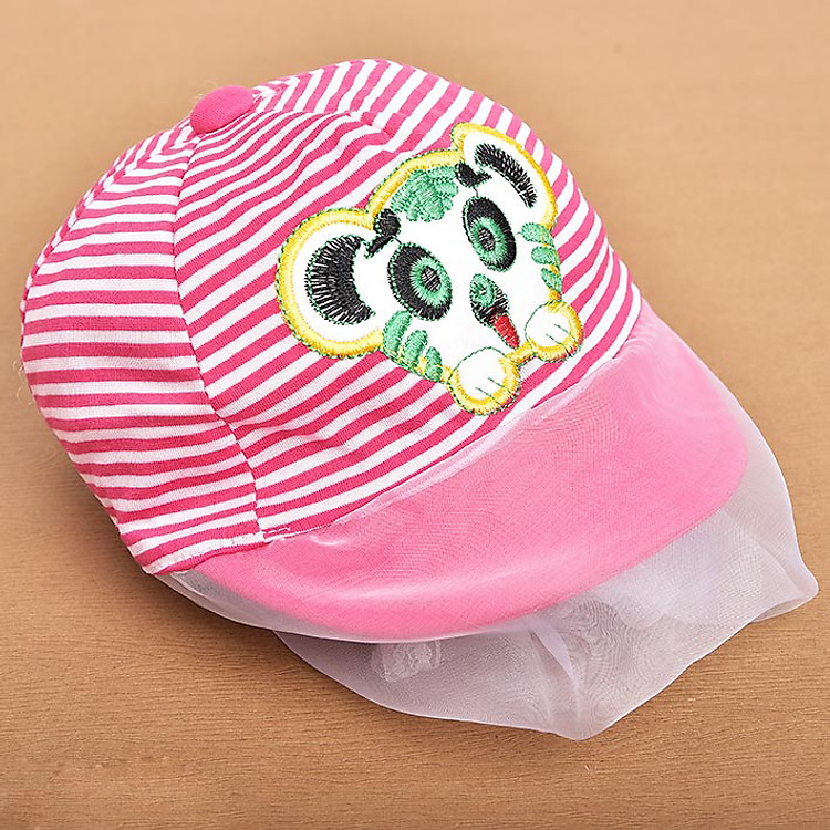 Nón Khăn Voan Dành Cho Bé (Set 02 Cái - Giao màu họa tiết ngẫu nhiên)