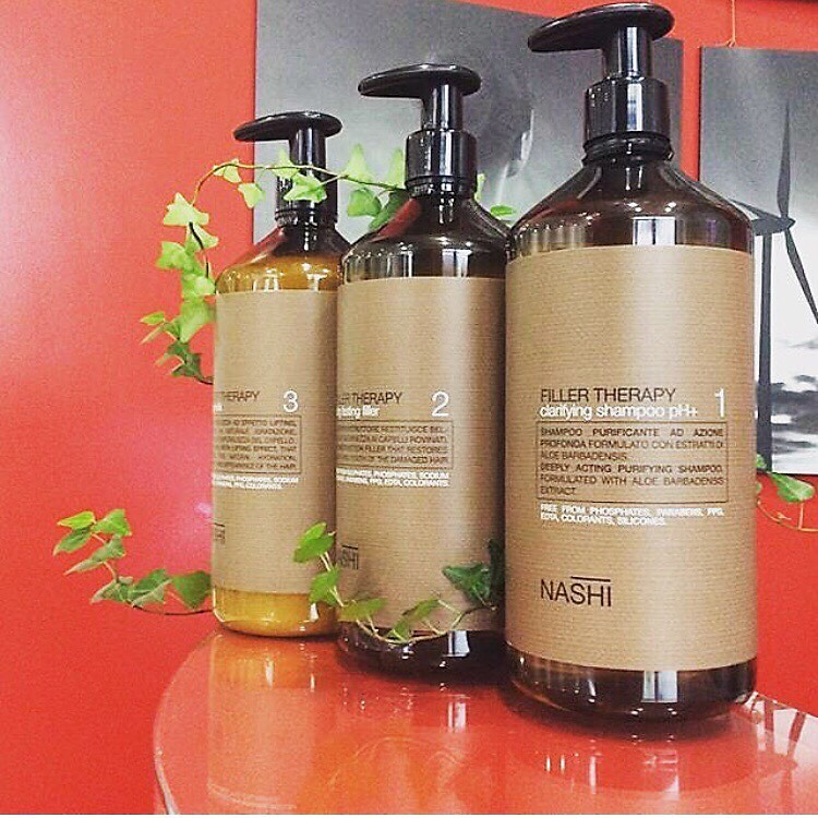 Bộ phục hồi tóc hư tổn 3 bước Nashi Filler Therapy 1000ml