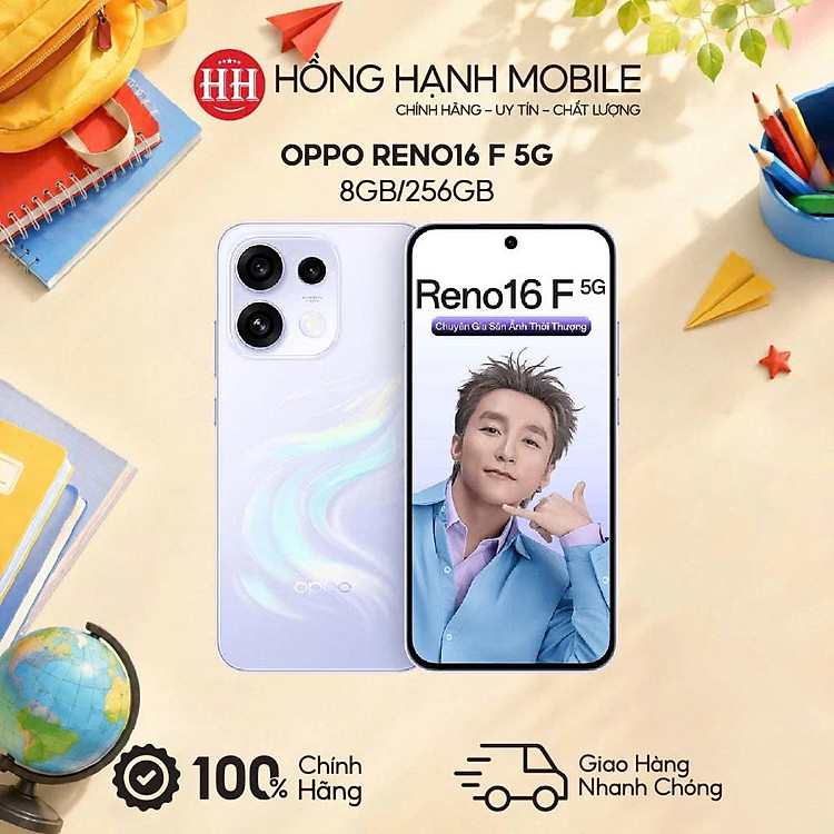Điện Thoại Oppo Reno16 F 5G 8GB/256GB - Hàng Chính Hãng